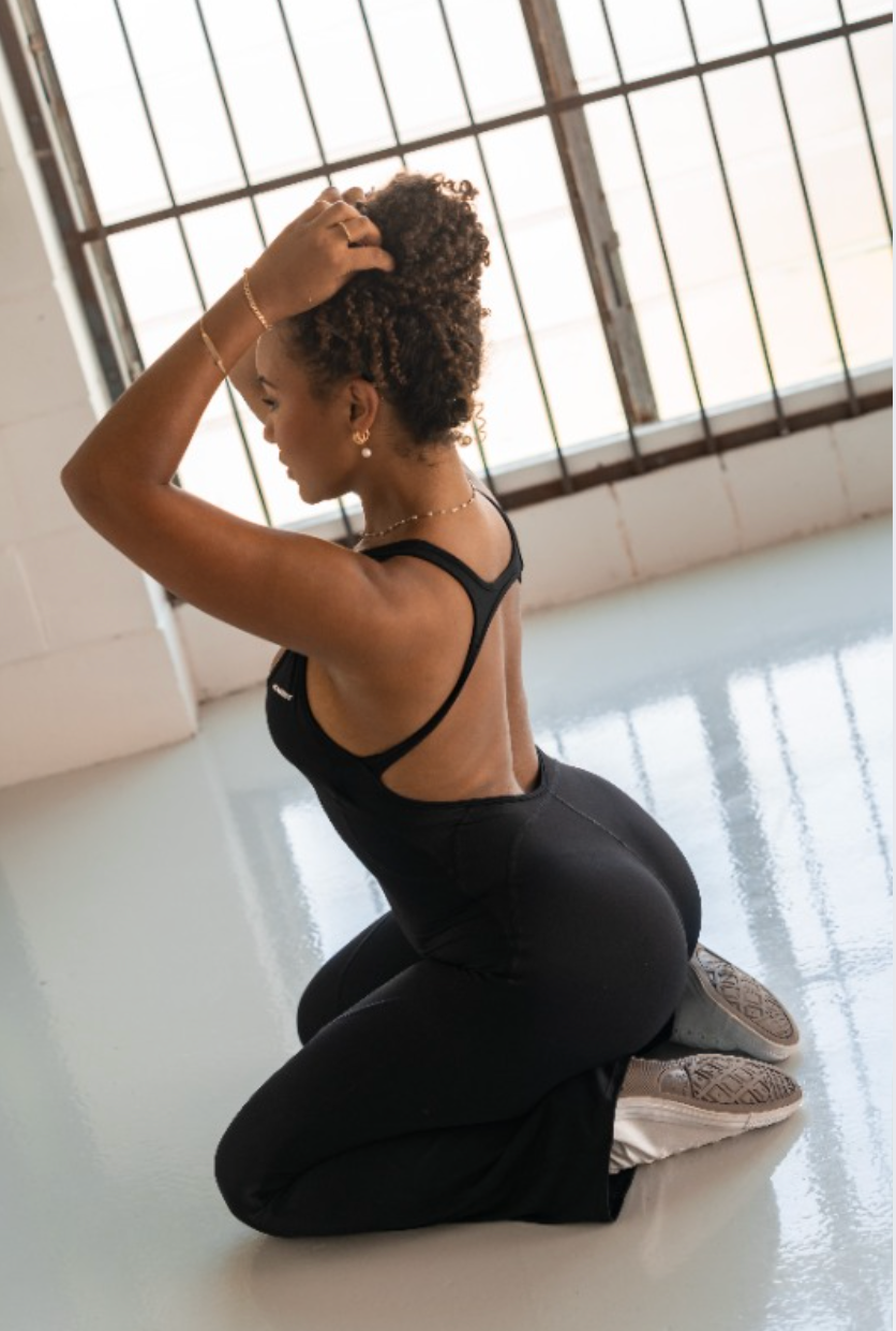 Flared One Piece - Black