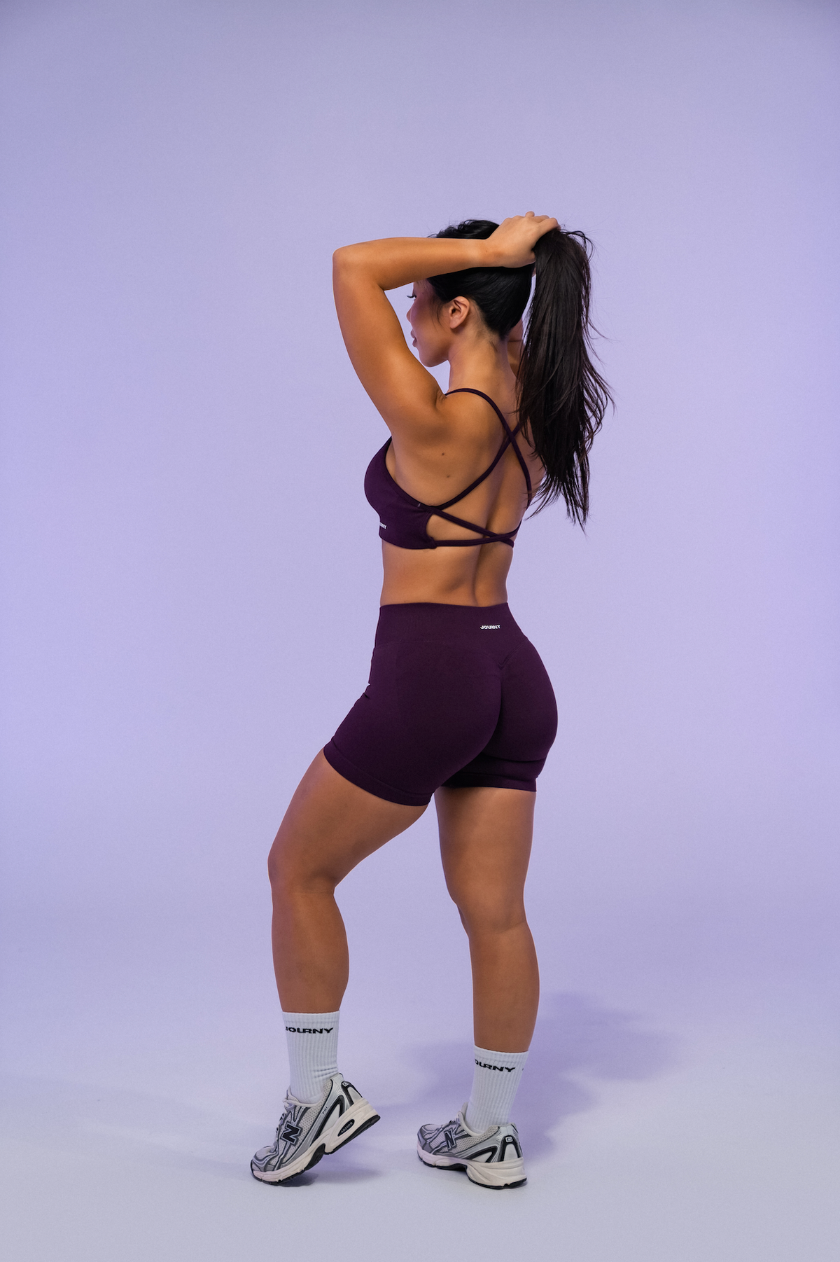 Contour Shorts - Grape