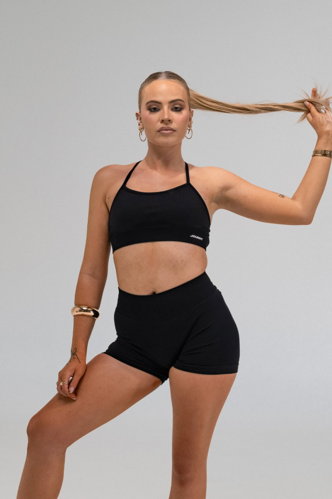 Crossback Crop - Midnight