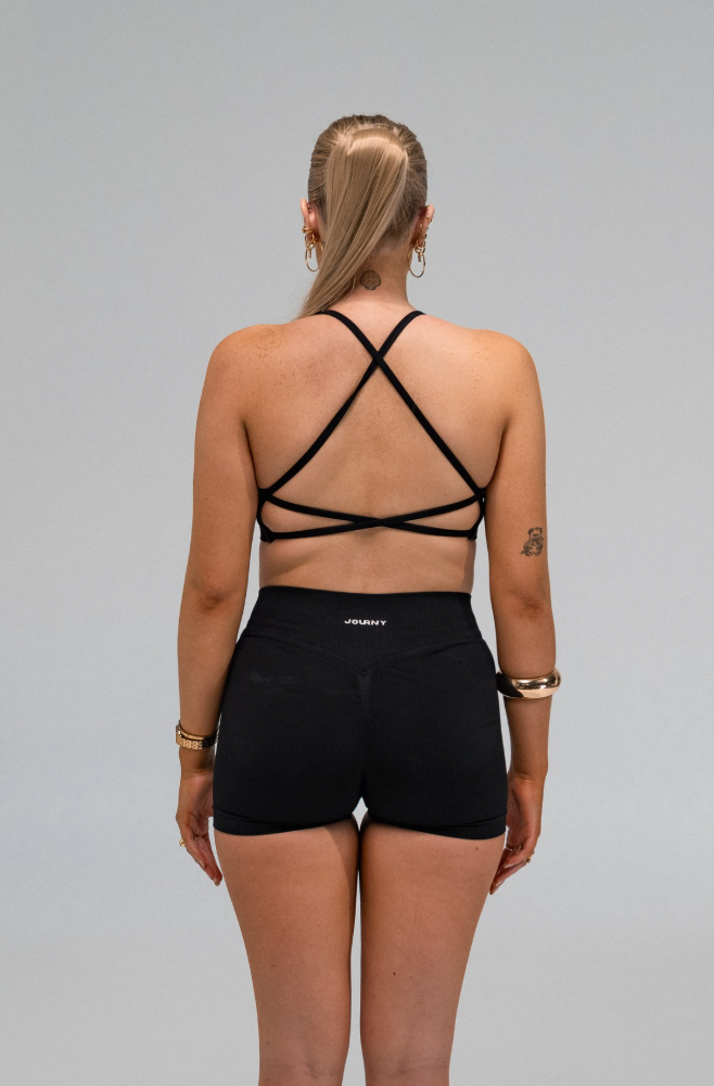 Crossback Crop - Midnight